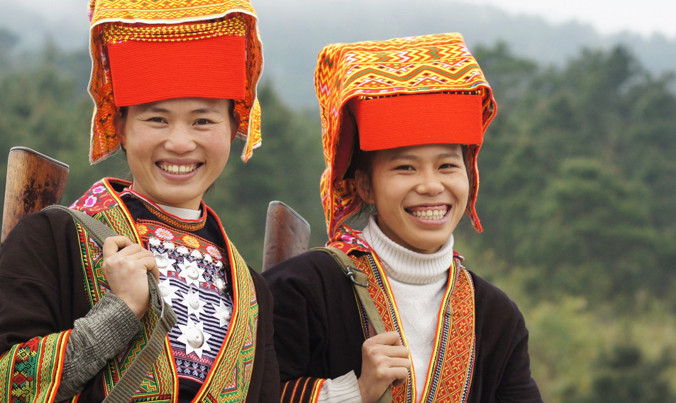 Nữ dân quân Lạng Sơn. Ảnh: Nguyễn Minh.