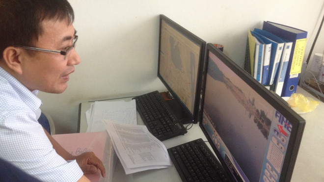 Cty Môi trường Đô thị đã lắp camera theo dõi trạm cân. Ảnh: Trường Phong.