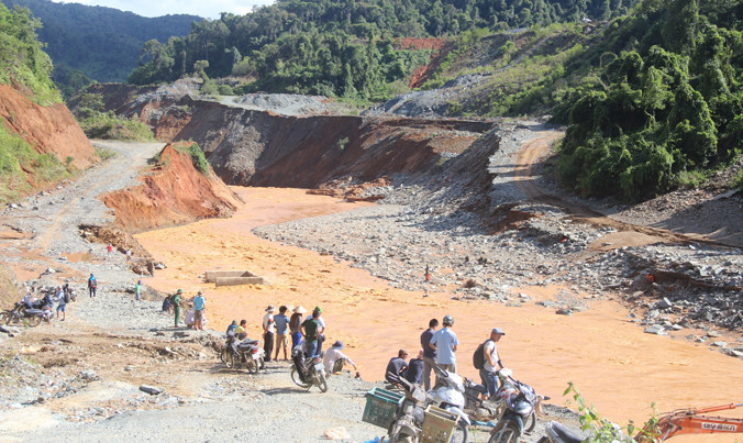 Sự cố tại thủy điện Sông Bung 2 là bài học xương máu đối với Quảng Nam.
