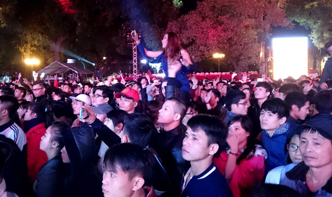 Lễ hội âm nhạc đếm ngược dự kiến đón hàng nghìn người chào năm mới 2017. Ảnh: Như Ý.