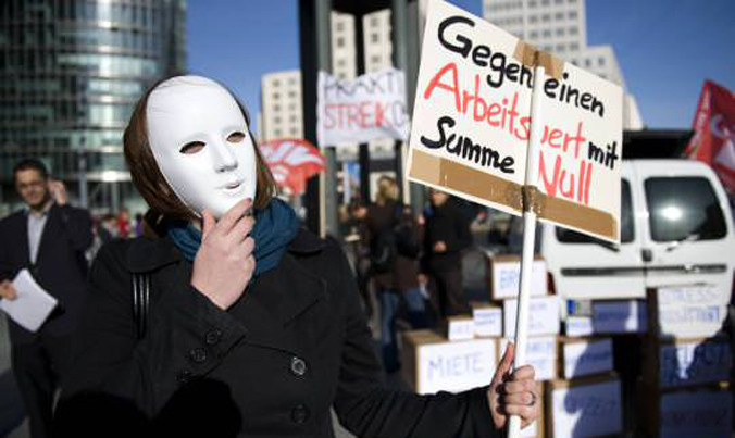 Biểu tình ở Đức đòi tăng lương.