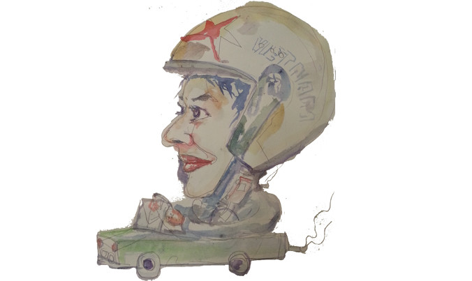 Tranh của Nguyễn Văn Hổ.