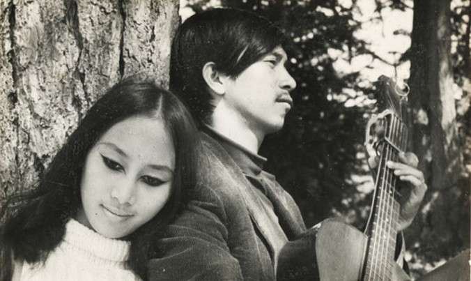 Cặp Lê Uyên Phương thời làm mưa gió làng nhạc trẻ Sài Gòn. Ảnh: NVCC.