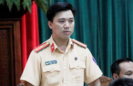 Thiếu tá Nguyễn Mạnh Hùng, Phó trưởng phòng CSGT Đường bộ, đường sắt, Công an TP Hà Nội
