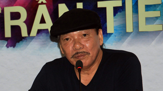 Trần Tiến gặp gỡ báo giới Hà Nội tháng 9. Ảnh: N.M.Hà.