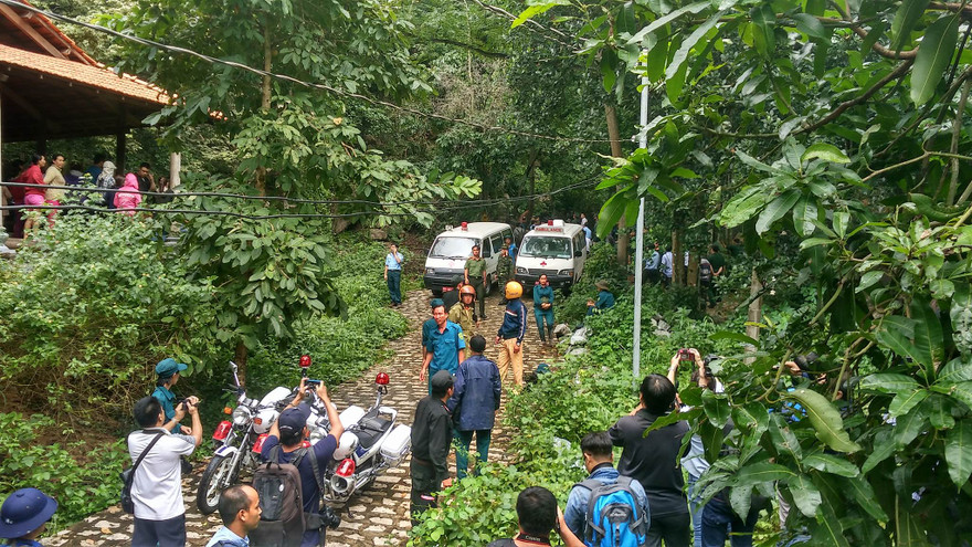 Thi thể 3 phi công đã được đưa từ Vũng Tàu về TP.HCM vào chiều qua.