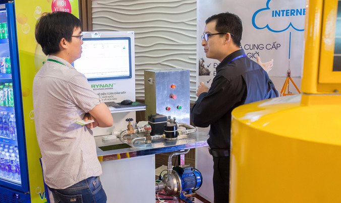 Đồng hồ nước thông minh của TS Nguyễn Thanh Mỹ.