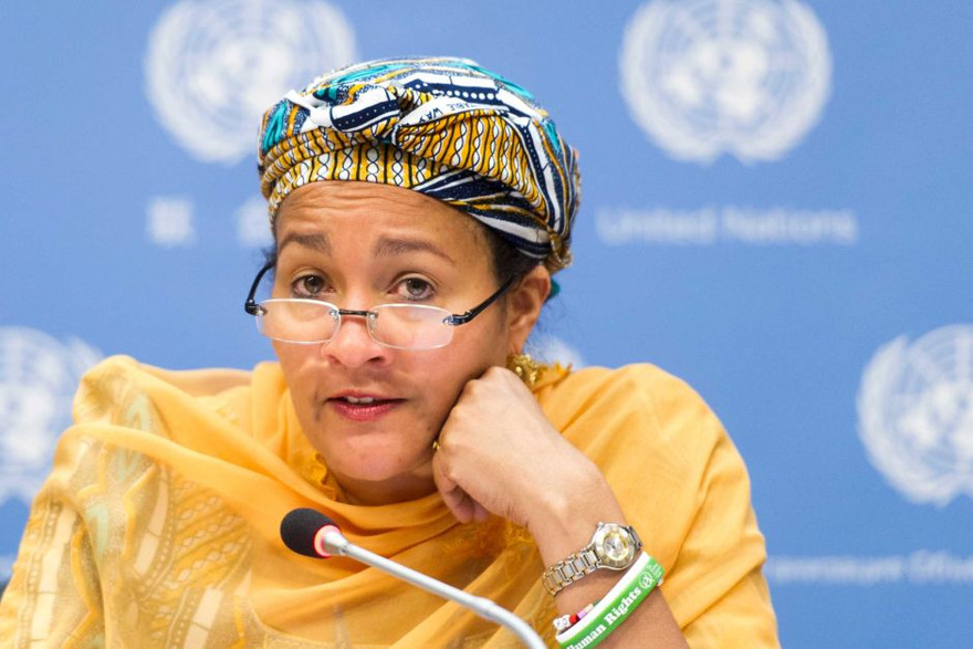  Amina Mohammed - có cha người Nigeria và mẹ người Anh - giữ chức Phó Tổng thư ký LHQ
