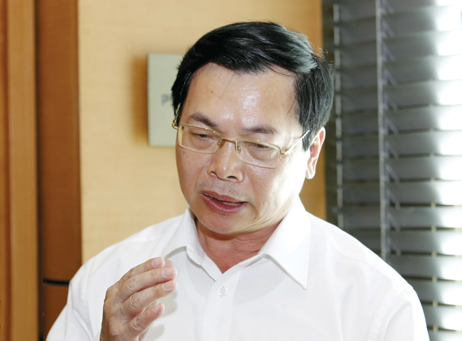 Ông Vũ Huy Hoàng. Ảnh: Như Ý.