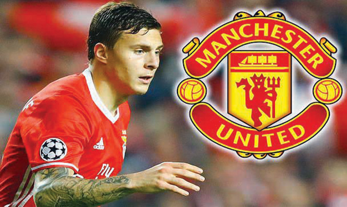 Victor Lindelof sẽ là thành viên của Manchester United khi thị trường chuyển nhượng mùa đông mở cửa? Ảnh: REX FEATURE.