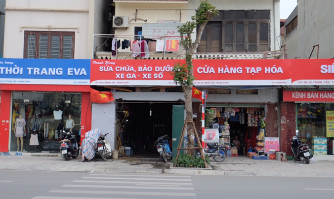 Tuyến phố phong cách Lê Trọng Tấn, Hà Nội đã xây dựng trước đó.