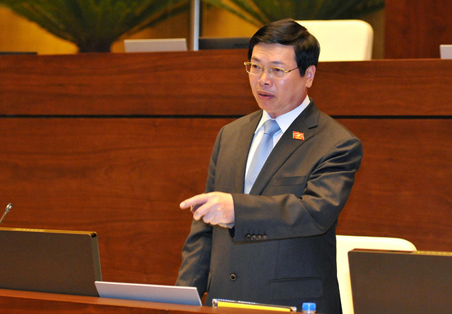 Nguyên Bộ trưởng Bộ Công Thương Vũ Huy Hoàng. Ảnh: Như Ý.