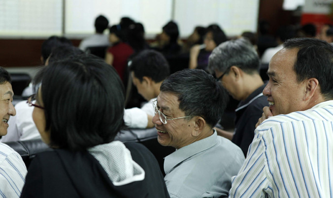 Cổ đông Masan sẽ nhận 50% cổ phiếu thưởng và tiền mặt 3000 đồng cho mỗi cổ tức (ảnh sàn chứng khoán Rồng Việt). Ảnh: Như Ý.