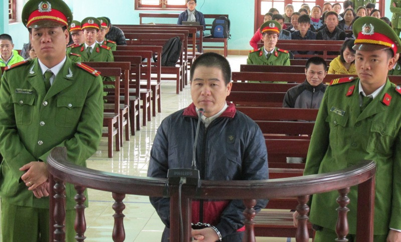 Bị cáo Tàng "Keangnam" trong phiên xử. Ảnh: BT