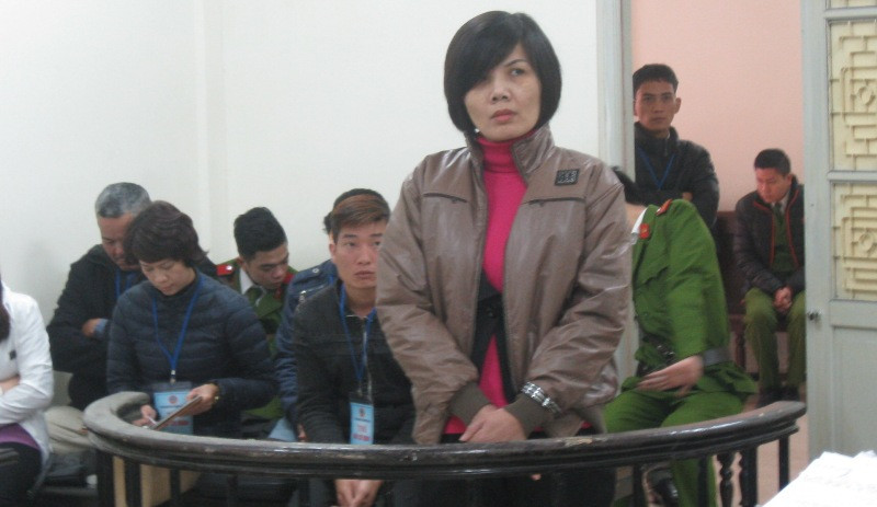 Cựu hiệu phó trong phiên xử hôm nay. Ảnh: Bảo Thắng