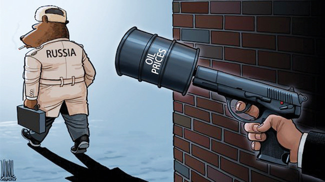 Súng giảm thanh (Giá dầu là bộ phận giảm thanh lắp vào súng bắn Nga). Tranh: Luo Jie (China Daily)