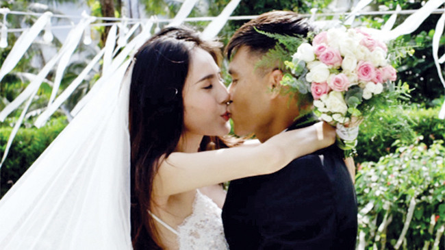  Công Vinh và Thủy Tiên đã làm đám cưới sau 6 năm yêu nhau, 3 năm chung sống. Ảnh: Thiên Vũ