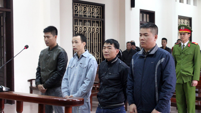  Các bị cáo tại tòa