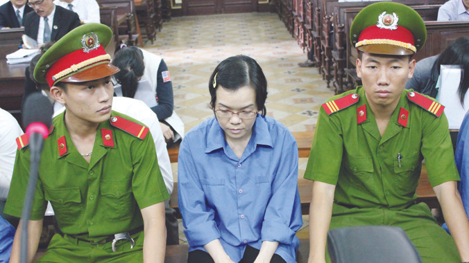 Bị cáo Huyền Như tại tòa. Ảnh: Việt Văn