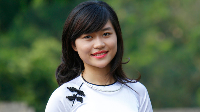 Thiếu nữ Hà Nội. Ảnh: Như Ý