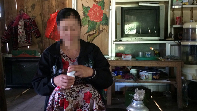 Chị Ninh trong căn nhà nhỏ