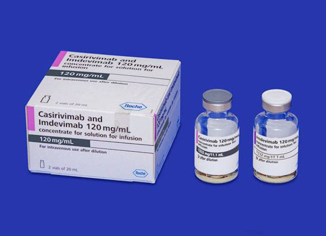 Hỗn hợp kháng thể Ronapreve. Ảnh: Chugai