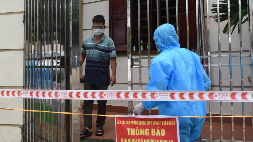 Phú Thọ áp dụng cách li F0 không triệu chứng tại nhà. Ảnh: Thái Hà 