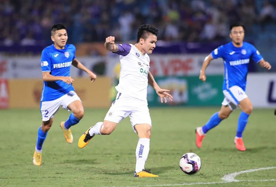 Phong độ sa sút của Quang Hải là dấu hiệu xấu với CLB Hà Nội cũng như đội tuyển Việt Nam. Ảnh: Hữu Phạm