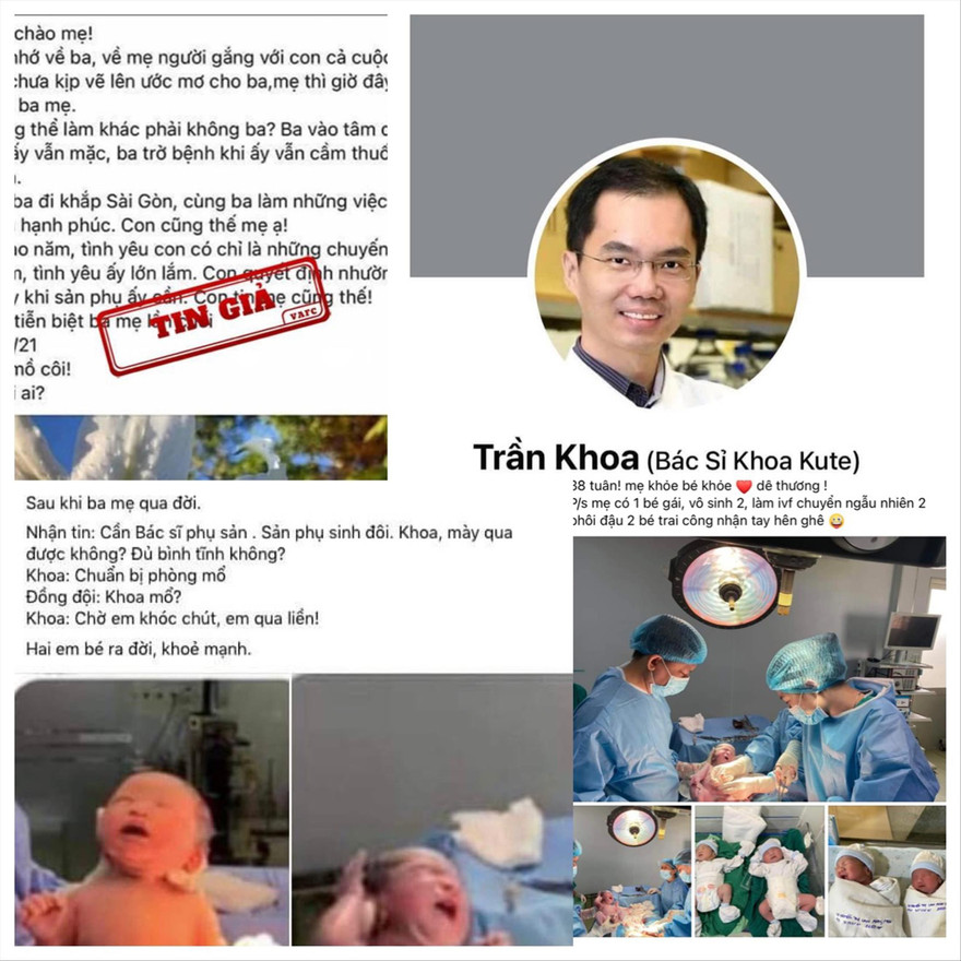 Lấy hình ảnh từ những cuộc mổ của bác sĩ Cao Hữu Thịnh để cắt ghép hư cấu vào câu chuyện “bác sĩ Khoa” rút ống thở của mẹ cứu thành công sản phụ song thai gây bức xúc. Ảnh: L.N 