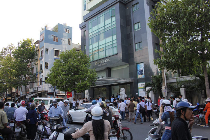 Tòa nhà nơi xảy ra vụ việc