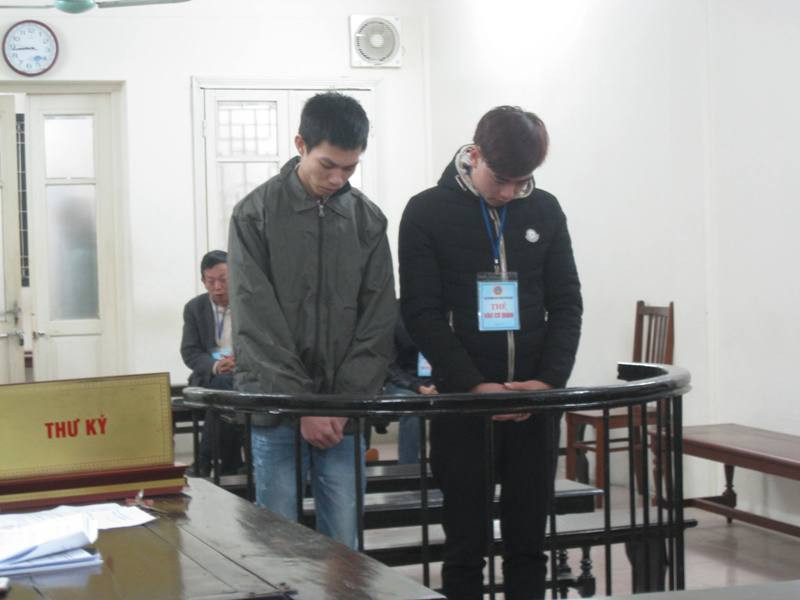 Các bị cáo trong phiên xử. Ảnh: BH