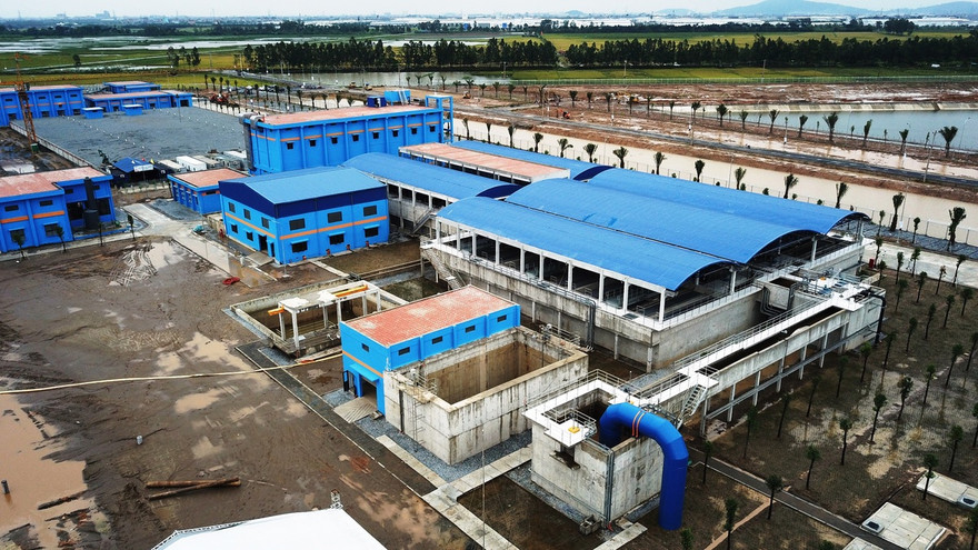 Nhà máy nước sạch sông Đuống (ảnh minh họa). Ảnh: PV