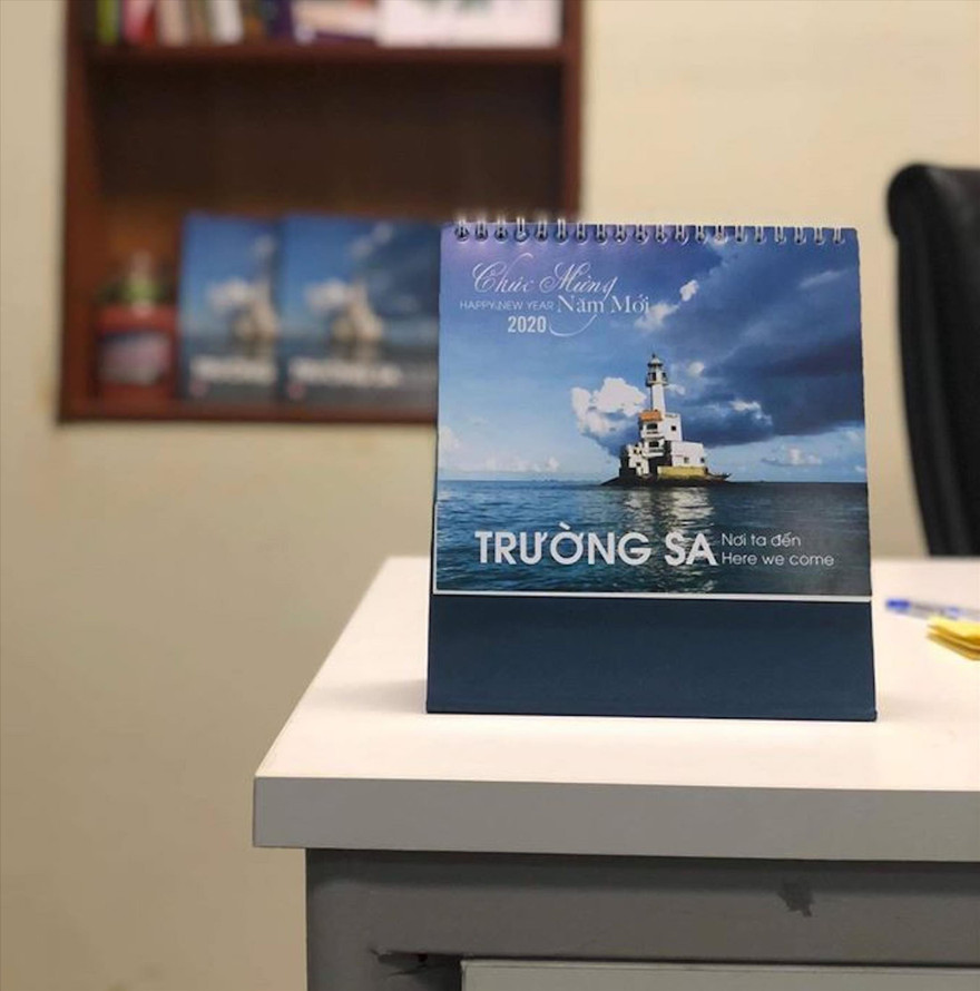 Bộ lịch “Trường Sa - Nơi ta đến” hiện đang ăn khách 