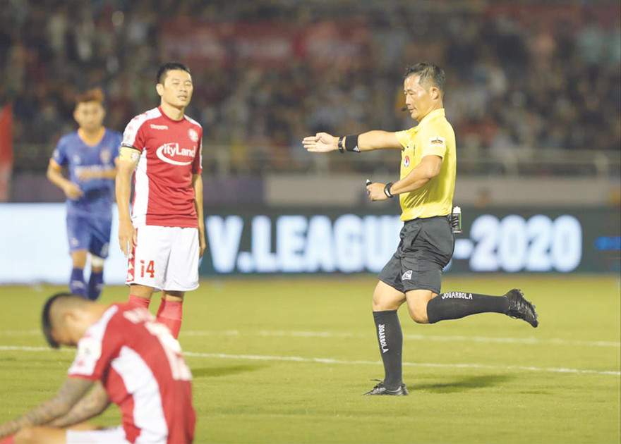 TP Hồ Chí Minh rất cần 3 điểm trong trận đấu với Quảng Ninh chiều nay ảnh: ĐỨC ANH 