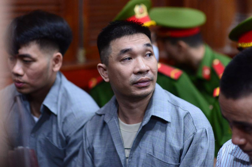 Trùm ma túy Văn Kính Dương tại phiên tòa. Ảnh: Tân Châu