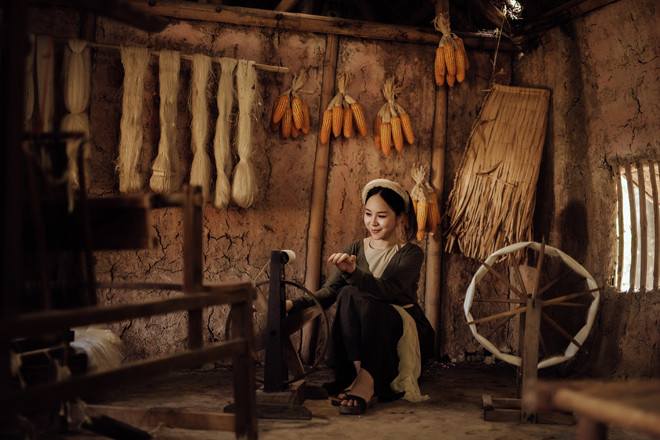 Cảnh trong phim ca nhạc “Vọng nguyệt” của đạo diễn Việt Hương