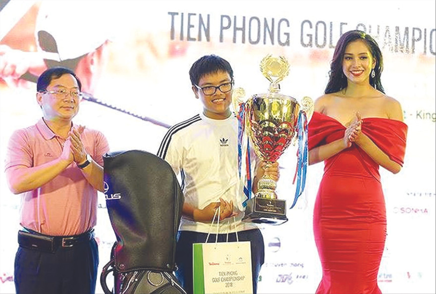 ĐKVĐ Nguyễn Bảo Long sẽ góp mặt tại Tiền Phong Golf Championship 2019Ảnh: NHƯ Ý
