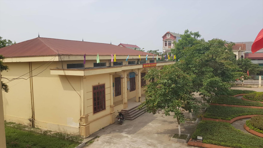 UBND xã Tân Tiến , nơi có 4 dự án trong danh sách thanh tra đợt đầu của Thanh tra Bộ Xây dựng Ảnh: Trần Hoàng