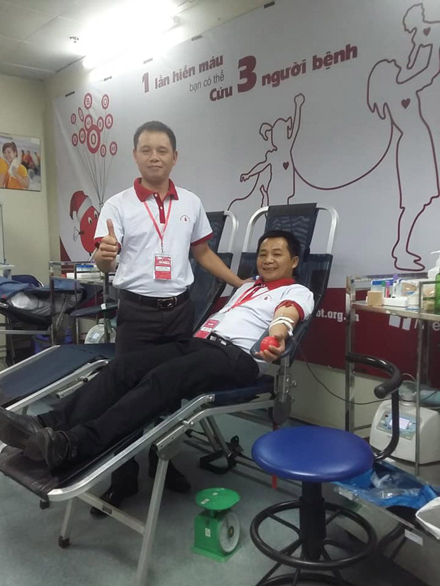 Anh Trí Hiếu hiến máu lần thứ 71