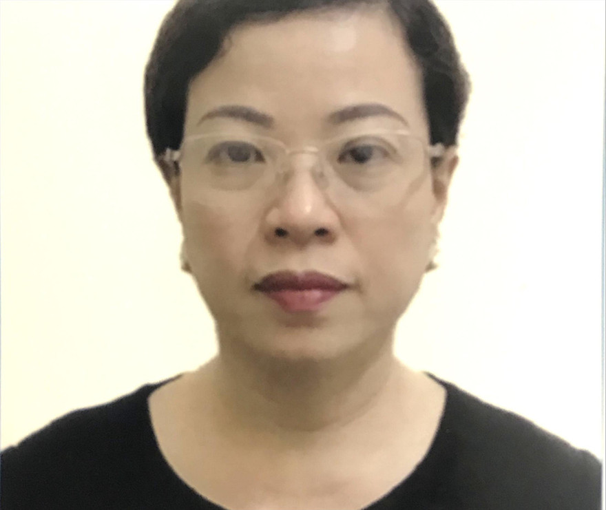 Bị can Diệp Thị Hồng Liên tại cơ quan công an Ảnh: Bộ Công an 