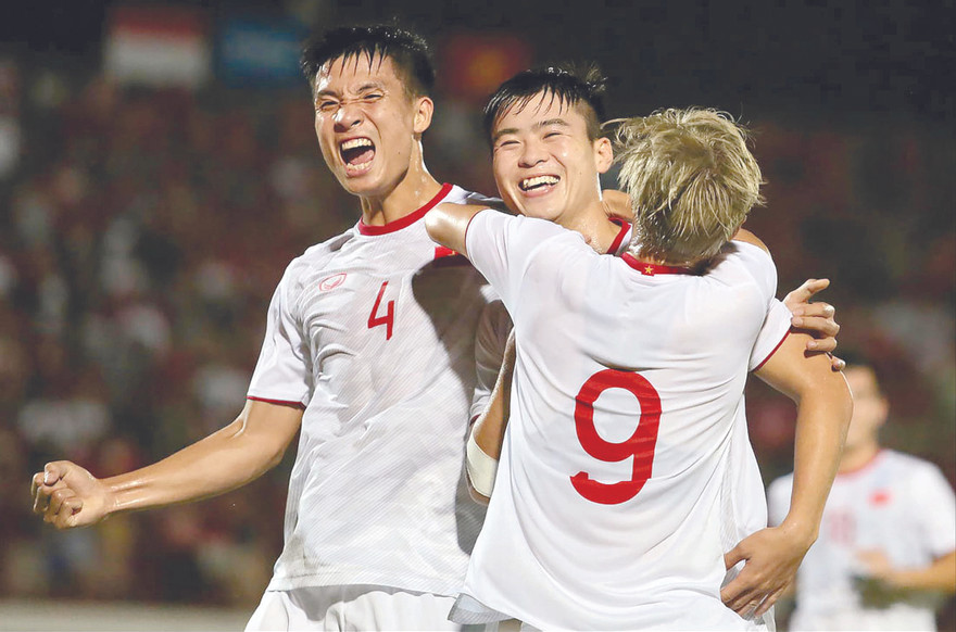 Truyền thông châu Á hết lời ca ngợi màn trình diễn của đội tuyển Việt Nam ảnh: TUẤN MINH