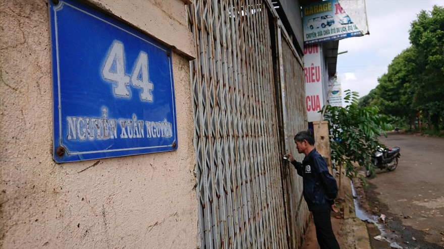 Căn nhà đang bị ông Bình đòi trả lại cho cơ quan Thi hành án