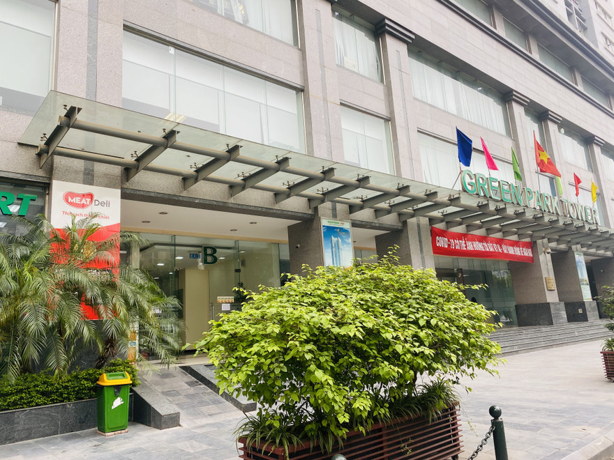 Tòa nhà CT1-CT2 Khu đô thị Yên Hòa, Cầu Giấy, Hà Nội - nơi 12 cựu quan chức chưa trả nhà công vụ Ảnh: Trọng Tài