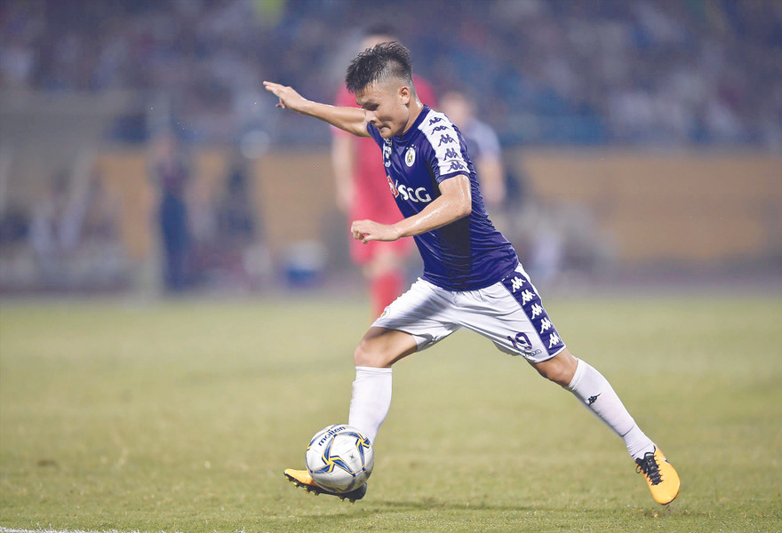 CLB Hà Nội sẽ quản lý, sử dụng và khai thác hình ảnh các cầu thủ của mình cho mục đích thương mạiẢnh: NHƯ Ý