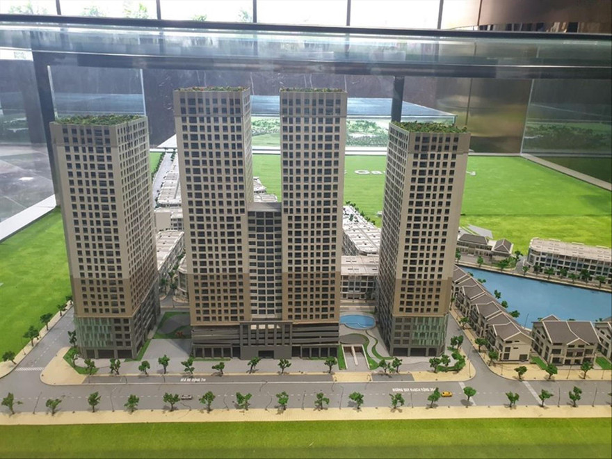 NƠXH tại Đại Mỗ (Nam Từ Liêm, Hà Nội) được dự kiến bán với giá gần 20 triệu đồng/m2 Ảnh: N.M