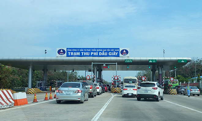 Trạm thu phí TPHCM - Long Thành - Dầu Giây Ảnh: PV