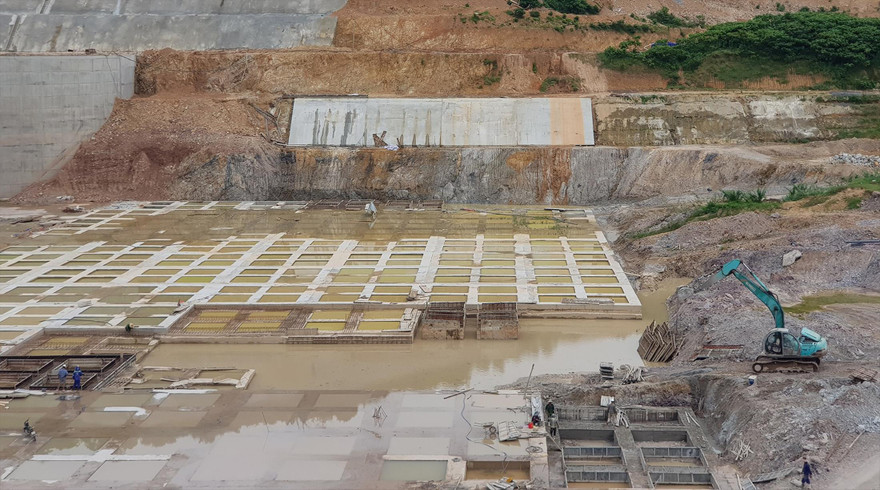 Công trình thủy lợi Bản Mồng ở Nghệ An đang chậm tiến độ do vướng chuyển đổi đất rừng phòng hộ, giải phóng mặt bằng