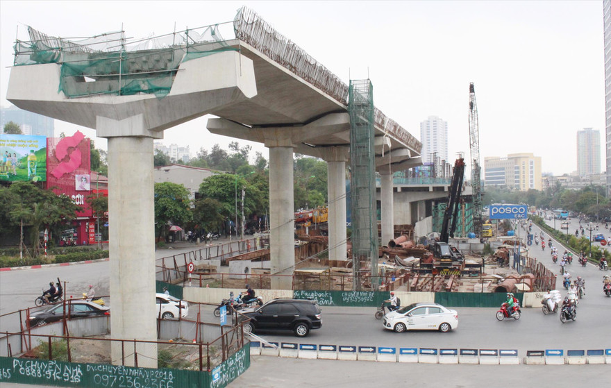 Metro Nhổn - ga Hà Nội vừa bị nhà thầu "dọa" dừng thi công do chậm thanh toán chi phí
