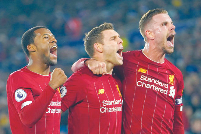 Liverpool chờ vô địch Ngoại hạng Anh