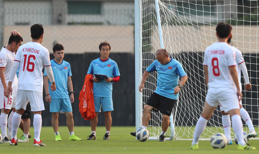 Khó khăn lớn nhất của U23 Việt Nam trong cuộc đối đầu với U23 Triều Tiên là về mặt thể lực. Ảnh: Vnexpress